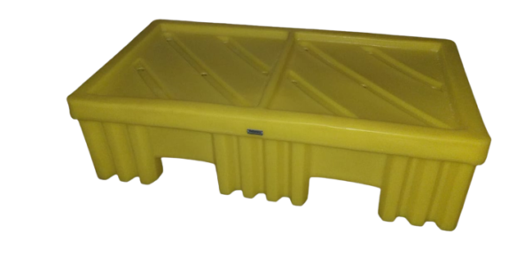 Pallet de Retencion 48-0050/Plataforma Antiderrame para Tambores/Bidones Color Amarilla - Imagen 2
