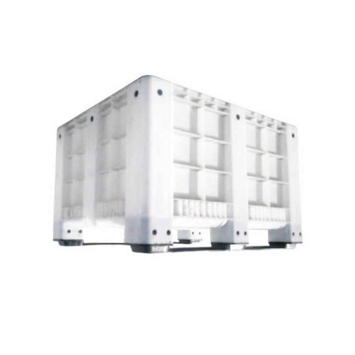 Bin cerrado 76-8612T con traversas 1200x1000x760 mm (570 L/450 KG)