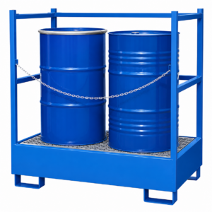 Rack 09-7001 para 2 tambores, con barandas