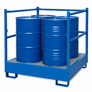 Rack 09-7002 para 4 tambores, con barandas