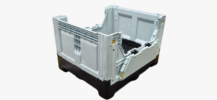 Bin Cerrado Plegable C/Doble Puerta de Inspección 50-3603 C/Traversas - Imagen 3