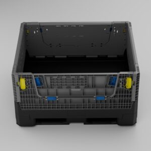 Bin Semi Cerrado Plegable 76-0650 C/Traversas C/2 Puertas de Inspeccion