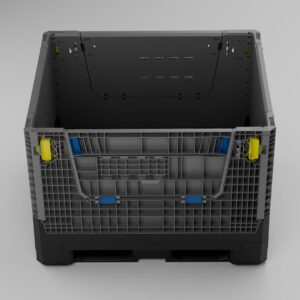 Bin Semi Cerrado Plegable 76-0860 C/Traversas C/2 Puertas de Inspeccion