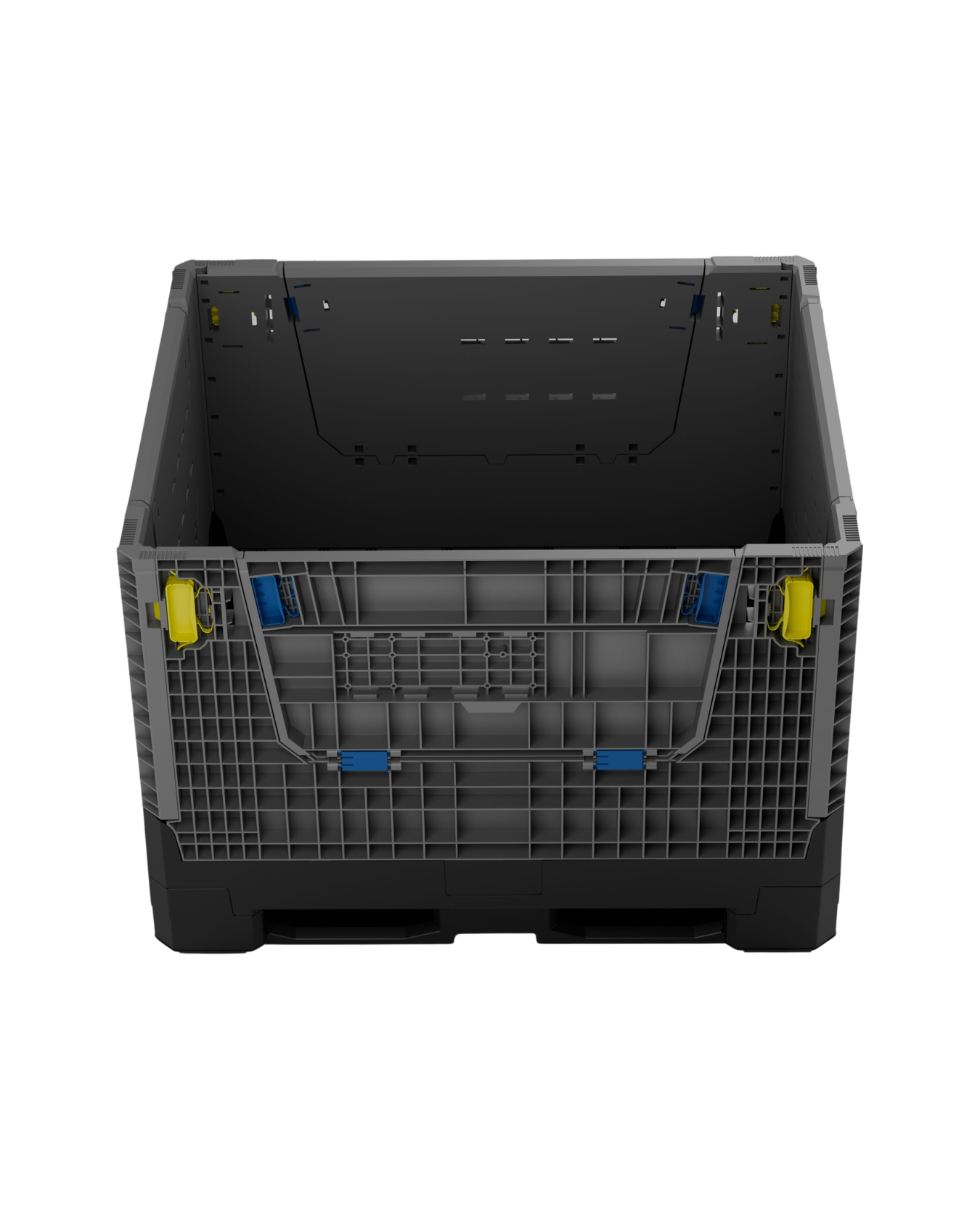 Bin Semi Cerrado Plegable 76-0860 C/Traversas C/2 Puertas de Inspeccion