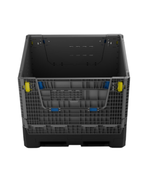 Bin Semi Cerrado Plegable 76-1000 C/Traversas C/2 Puertas de Inspeccion