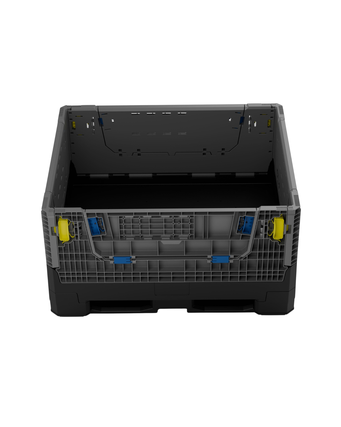 Bin Semi Cerrado Plegable 76-0650 C/Traversas C/2 Puertas de Inspeccion